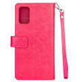Miniatyrbild 3 av 5: Samsung Galaxy A72 - Multifunktionellt Läder Fodral - Rosa Pink Rosa