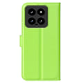 Miniatyrbild 6 av 6: Xiaomi 14 Fodral Litchi Läder Grön