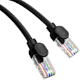 Miniatyrbild 2 av 6: BASEUS 1 m Cat5 RJ45 Nätverkskabel Svart