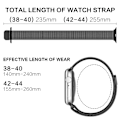 Miniatyrbild 4 av 6: ColorPop Milanese Loop Metall Armband Apple Watch 42/44/45/49 mm
