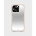 Miniatyrbild 1 av 4: holdit iPhone 15 Pro Max Skal Wavy Light Beige Mirror