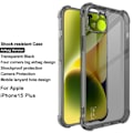 Miniatyrbild 2 av 6: IMAK iPhone 15 Plus Skal Shockproof TPU Tonad Svart