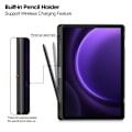 Miniatyrbild 6 av 6: Galaxy Tab S9 FE Fodral Business Läder Pennhållare Brun
