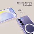 Miniatyrbild 3 av 6: Tech-Protect Galaxy S25 Plus Skal MagSafe FlexAir Hybrid Transparent
