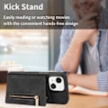 Miniatyrbild 6 av 6: iPhone 15 Skal Läder Med Plånboksfunktion Svart