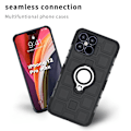 Miniatyrbild 4 av 5: iPhone 12 Pro Max - Geometriskt Ring Skal - Svart Black Svart