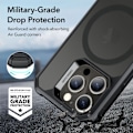Miniatyrbild 4 av 6: ESR iPhone 15 Pro Max Skal MagSafe Air Armor HaloLock Frostad Svart