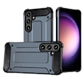 Miniatyrbild 1 av 6: Galaxy S24 Plus Skal Shockproof Armor Hybrid Mörk Blå