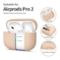 Miniatyrbild 2 av 6: Tech-Protect AirPods Pro 1/2 Skal Silikon Caffe Latte