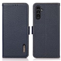Miniatyrbild 1 av 6: KHAZNEH Galaxy S25 Plus / S24 Plus Fodral RFID Äkta Läder Blå