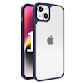 Miniatyrbild 1 av 6: LEEU DESIGN iPhone 15 Skal Hybrid Matt Blå