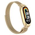 Miniatyrbild 2 av 6: Xiaomi Smart Band 9/8 Armband Milanese Loop Metall Guld