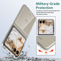 Miniatyrbild 4 av 6: Motorola Razr 50 5G Mobilskal TPU/Akryl Transparent