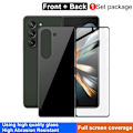 Miniatyrbild 3 av 6: IMAK Galaxy Z Fold 5 Skärmskydd Front/Bak Härdat Glas Svart