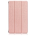 Miniatyrbild 2 av 6: Samsung Galaxy Tab A7 Lite 8.7 - Tri-Fold Läder Fodral - Roséguld
