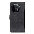 Miniatyrbild 3 av 6: KHAZNEH OnePlus 11 5G Fodral Retro Läder Svart
