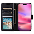 Miniatyrbild 2 av 6: iPhone 16 Fodral Tryck Med Marmor Svart
