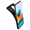 Miniatyrbild 4 av 4: Xiaomi Redmi Note 10 Pro - Spigen Rugged Armor Skal - Matt Svart