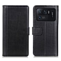 Miniatyrbild 1 av 5: Xiaomi Mi 11 Ultra - Läder Fodral - Svart Black Svart