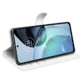 Miniatyrbild 3 av 6: Google Pixel 7A Fodral Litchi Textur Läder Vit
