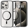 Miniatyrbild 1 av 6: ColorPop iPhone 15 Pro Skal CH MagSafe Transparent/Svart