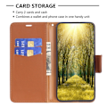 Miniatyrbild 5 av 6: Xiaomi Redmi 10C Fodral Shark Litchi Brun