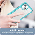 Miniatyrbild 4 av 6: iPhone 15 Skal Akryl/TPU Transparent Blå
