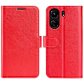Miniatyrbild 1 av 6: Xiaomi Redmi 13C 4G Fodral Crazy Horse Läder Röd