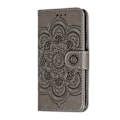 Miniatyrbild 3 av 5: iPhone X/Xs - Mandala Läder Fodral - Grå Grey Grå