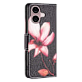 Miniatyrbild 6 av 6: iPhone 16 Plus Fodral Med Tryck Rosa Blomma