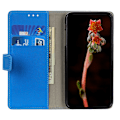 Miniatyrbild 4 av 6: Realme GT 5G - Solid Läder Fodral - Blå