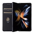 Miniatyrbild 3 av 6: Galaxy Z Fold 6 Fodral Läder Svart