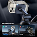 Miniatyrbild 6 av 6: ESR 15W Qi2 Magnetisk MagSafe Billaddare HaloLock Svart