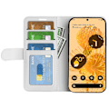 Miniatyrbild 4 av 6: Google Pixel 7 Fodral Crazy Horse Läder Vit