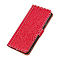 Miniatyrbild 5 av 5: Samsung Galaxy S21 Ultra - Litchi Textur Läder Fodral - Röd Red Röd