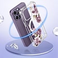 Miniatyrbild 5 av 7: Tech-Protect iPhone 13 Pro Max Skal MagMood MagSafe White Daisy