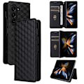 Miniatyrbild 6 av 6: Galaxy Z Fold 6 Fodral Läder Svart