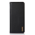 Miniatyrbild 2 av 6: KHAZNEH iPhone 15 Pro Fodral Flip Nappa Textur Svart