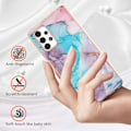 Miniatyrbild 3 av 5: Samsung Galaxy A23 5G Skal Marmor Galaxy Blue