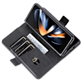 Miniatyrbild 5 av 6: AZNS Galaxy Z Fold 5 Fodral PU-Läder Svart