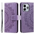 Miniatyrbild 4 av 4: Xiaomi Redmi Note 14 5G Fodral Mandala Läder Lila