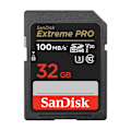 Miniatyrbild 1 av 3: SanDisk SDHC Extreme Pro 32 GB Minneskort