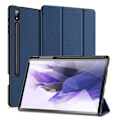 Miniatyrbild 1 av 6: DUX DUCIS Galaxy Tab S9 Plus Fodral DOMO Tri-Fold Blå