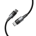 Miniatyrbild 3 av 5: Tech-Protect 2 m 60W/3A PD USB-C - USB-C Kabel UltraBoost Grå