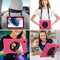 Miniatyrbild 3 av 6: Galaxy Tab A8 Skal Hybrid Shockproof Kickstand Rosa