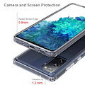 Miniatyrbild 5 av 5: Samsung Galaxy S20 FE - Akryl+TPU Transparent Skal