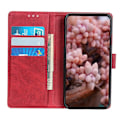 Miniatyrbild 4 av 6: Xiaomi Redmi Note 11 4G Fodral Solid Läder Röd