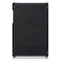 Miniatyrbild 5 av 5: Samsung Galaxy Tab S5e - Tri-Fold Läder Fodral - Svart Svart