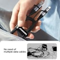 Miniatyrbild 5 av 6: Joyroom 1.2 m 4in1 USB-C/USB-A - USB-C / Lightning Svart