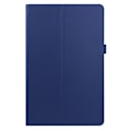 Miniatyrbild 2 av 5: Samsung Galaxy Tab A7 10.4 Fodral Litchi läder Mörk Blå DarkBlue Mörk Blå